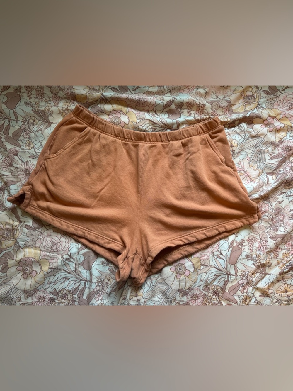 aerie Rust Orange Lounge Shorts